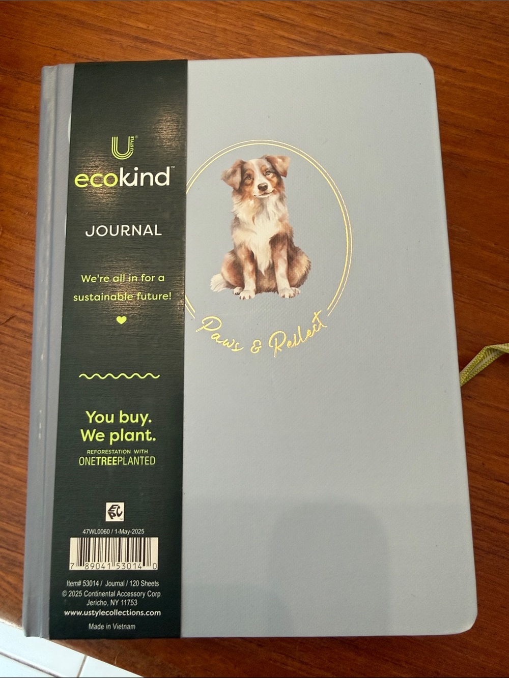 Light Blue Paws & Pocket Journal